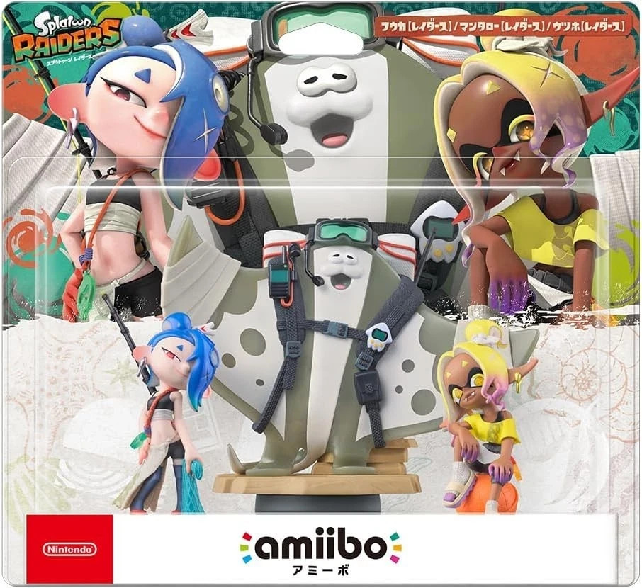 amiibo Splatoon Raiders Set Deep Cut New 13+ July 23