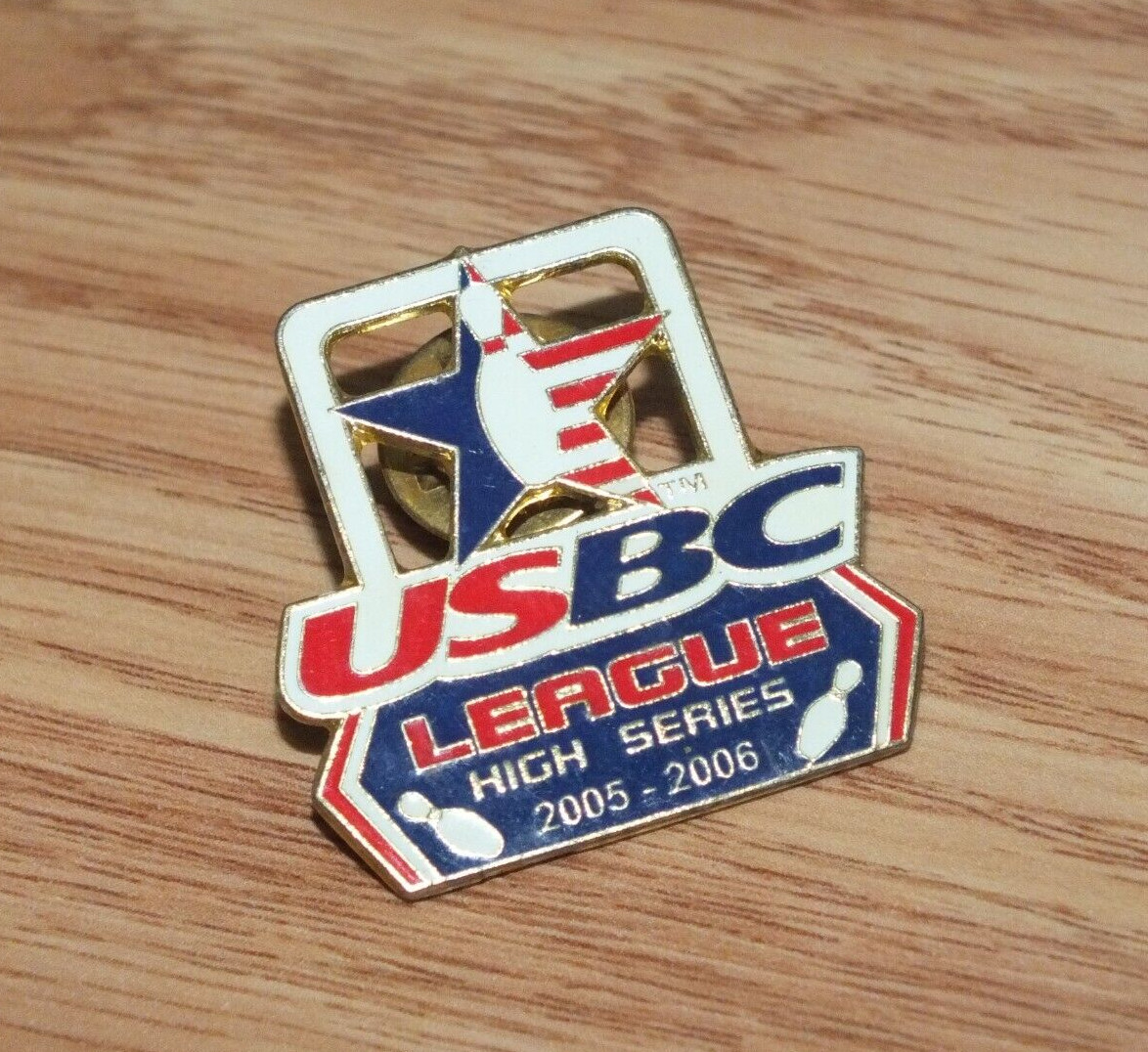 2005-2006 USBC League High Series Collectible Bowling Souvenir Lapel Pin