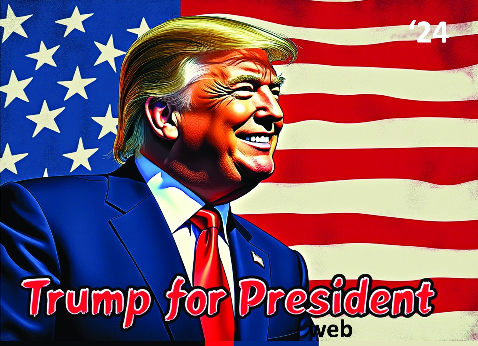 2024 Donald Trump Premium Political Trading Card