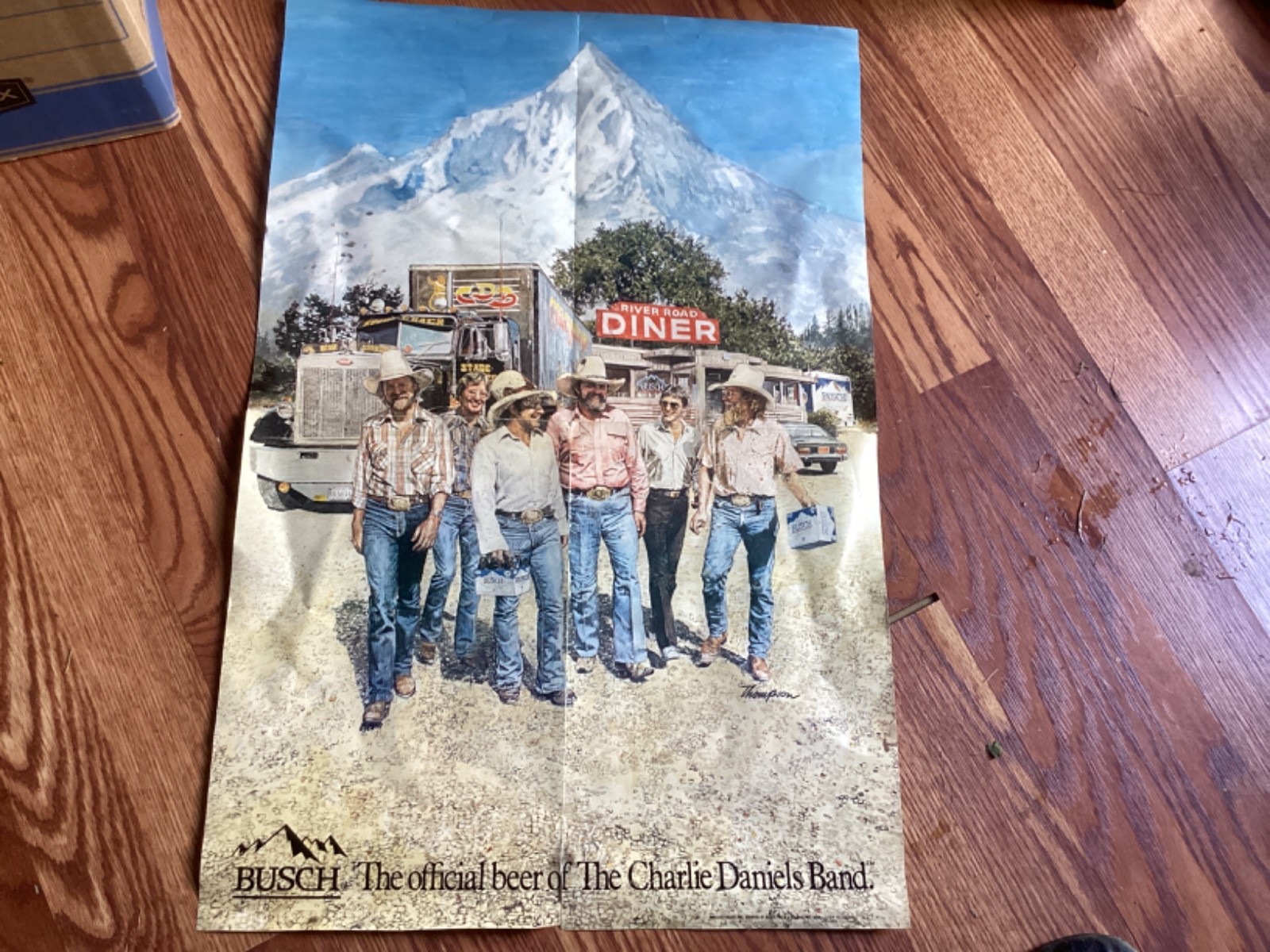 Vintage Charlie Daniels Busch Beer Poster - 17” x 25.5” Vintage Charlie Daniels Busch Beer Poster - 17” x 25.5”
