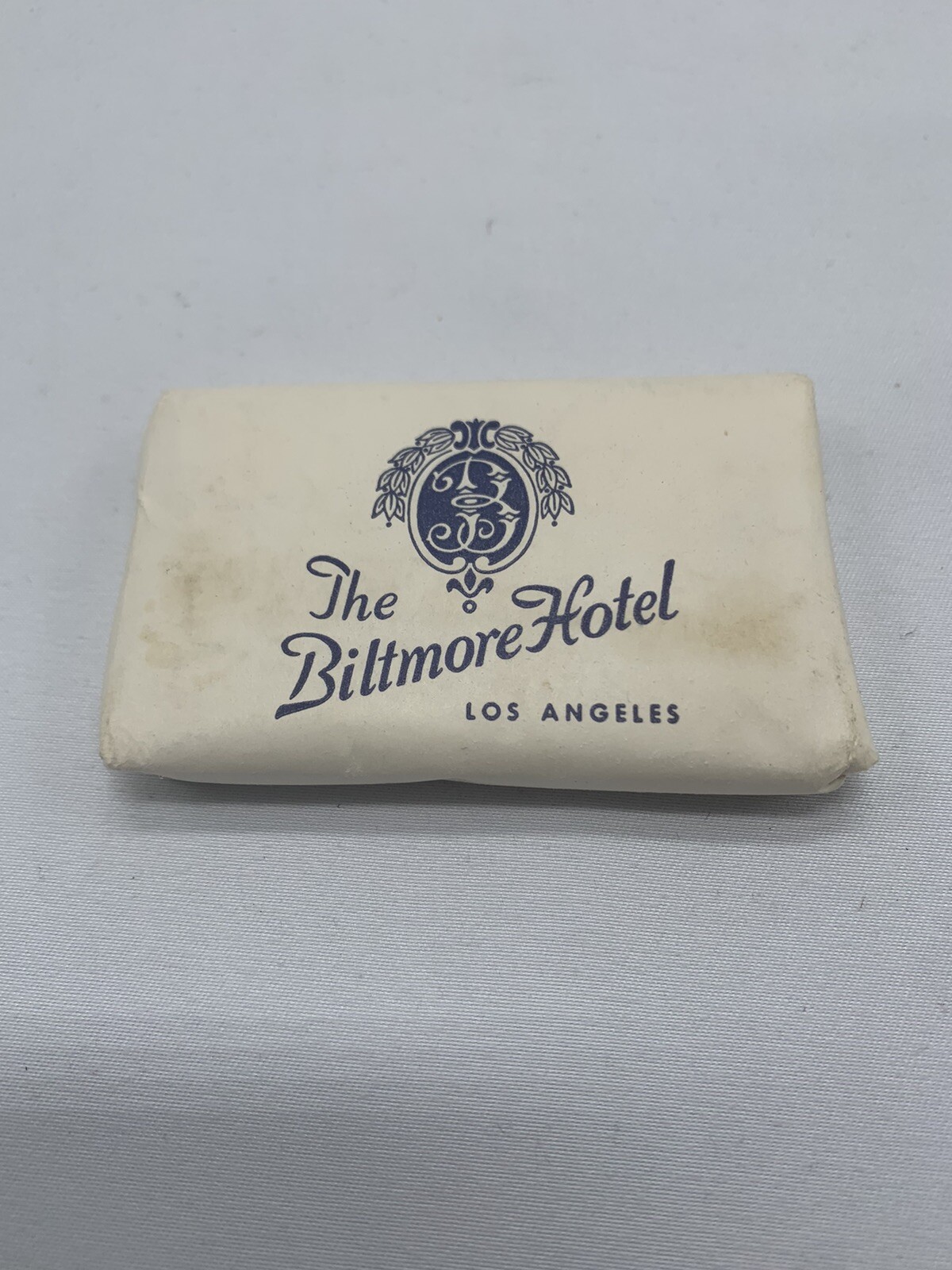 The Biltmore Hotel Los Angeles VINTAGE soap in original packaging RARE find