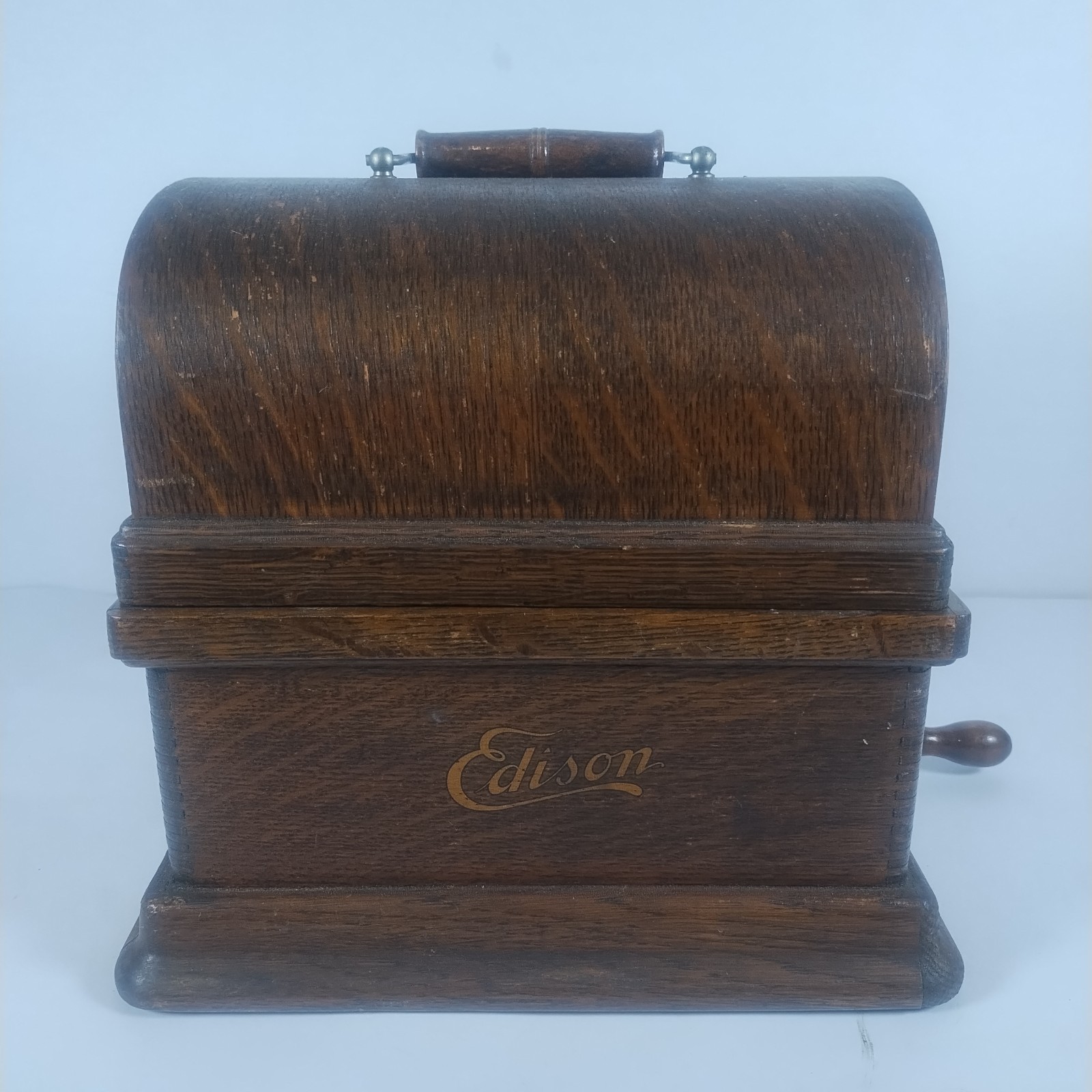 Edison Fireside Model A Combination Cylinder Phonograph For Parts or Repair Edison Fireside Model A Combination Cylinder Phonograph For Parts or Repair