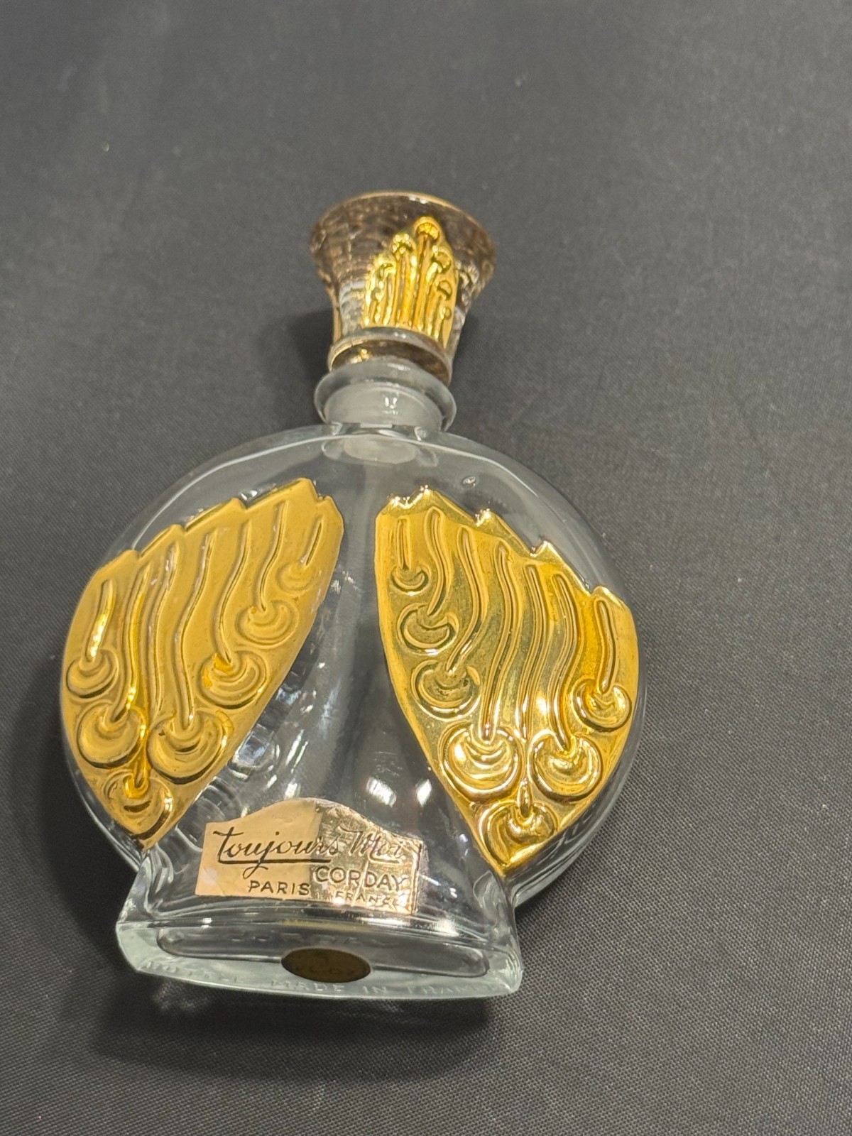 F-152 VINTAGE CORDAY TOUJOURS MOI PERFUME BOTTLE 1920s F-152 VINTAGE CORDAY TOUJOURS MOI PERFUME BOTTLE 1920s