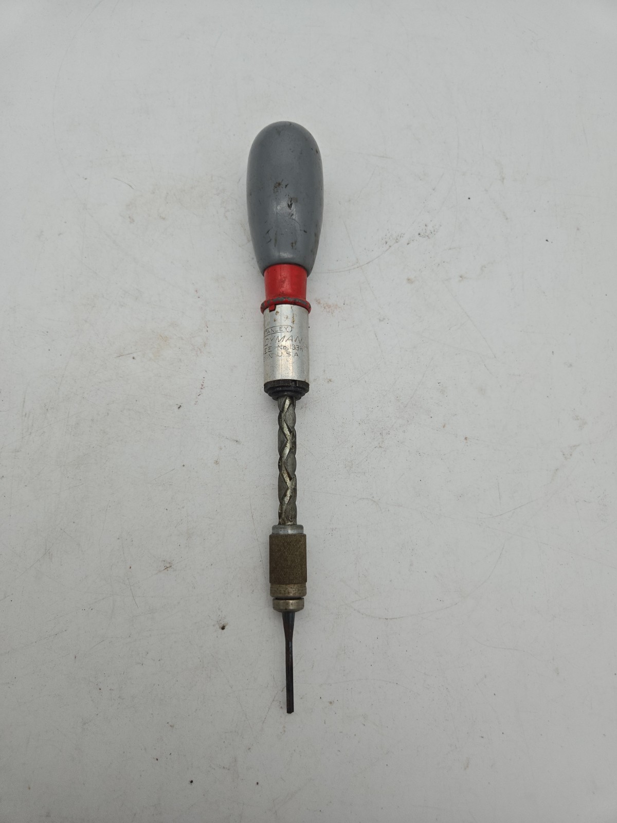 Vintage Stanley Yankee Handyman Push Drill No. 133H Vintage Stanley Yankee Handyman Push Drill No. 133H