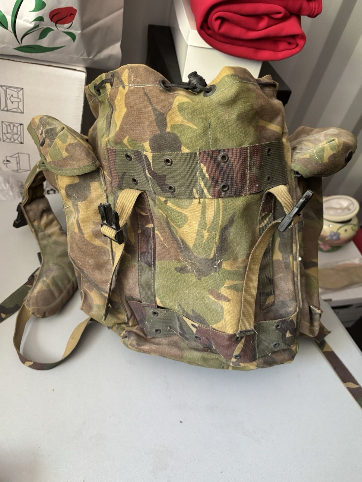 Genuine Dutch Army 35L Daypack Backpack Woodland Wittock Industry