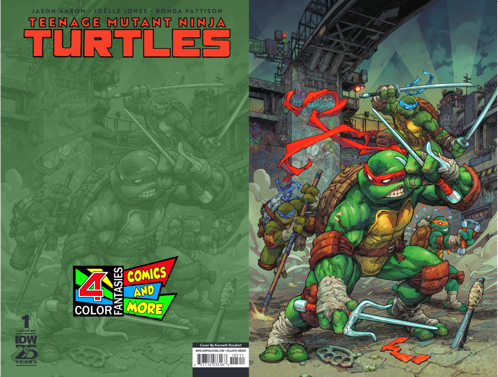 Teenage Mutant Ninja Turtles #1 2024 Cover Select
