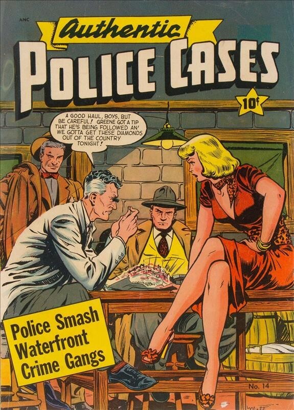 Authentic Police Cases #14 Photocopy Comic Book Authentic Police Cases #14 Photocopy Comic Book