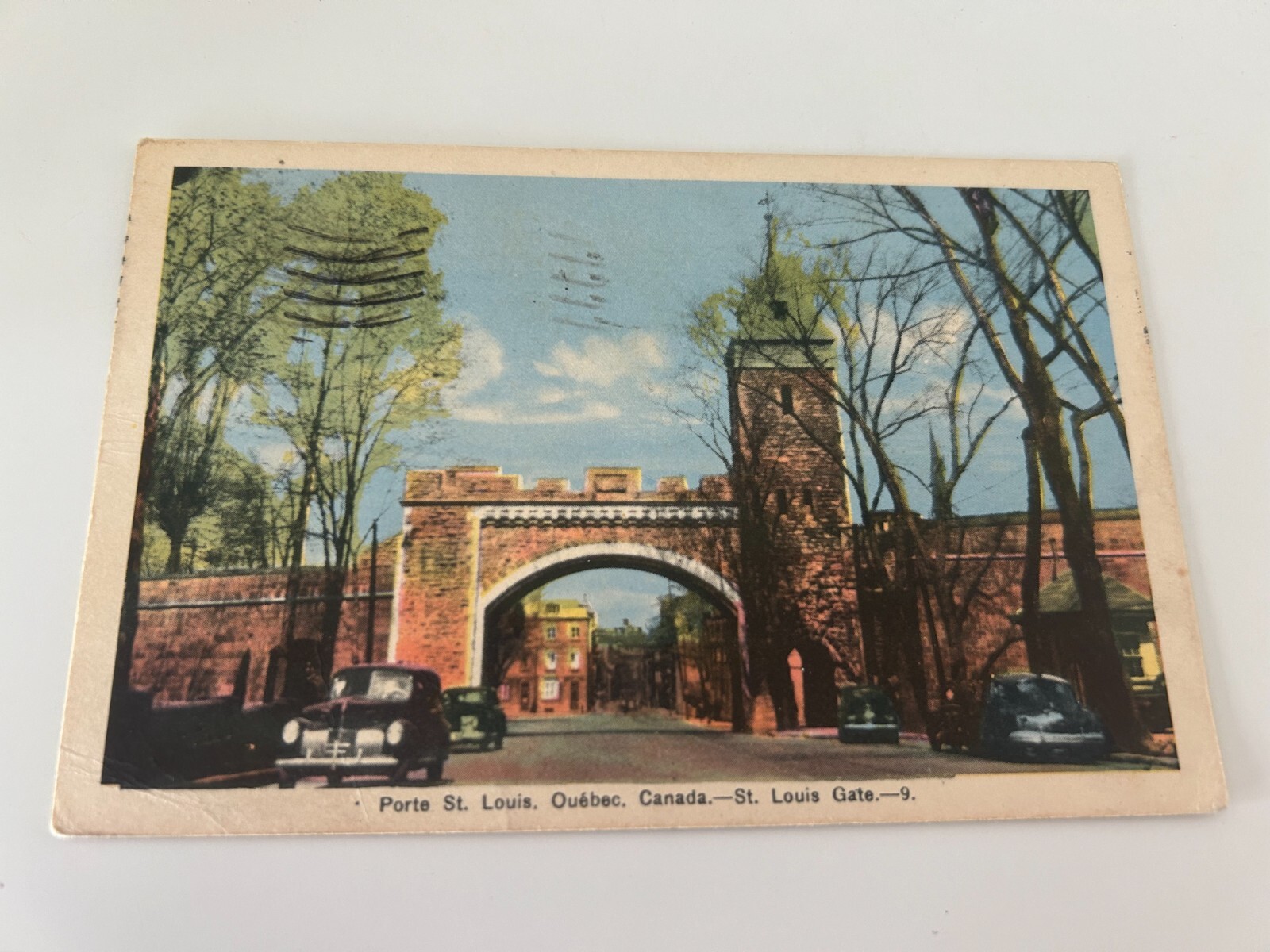 Porte St Louis Quebec Canada St Louis Gate Postcard