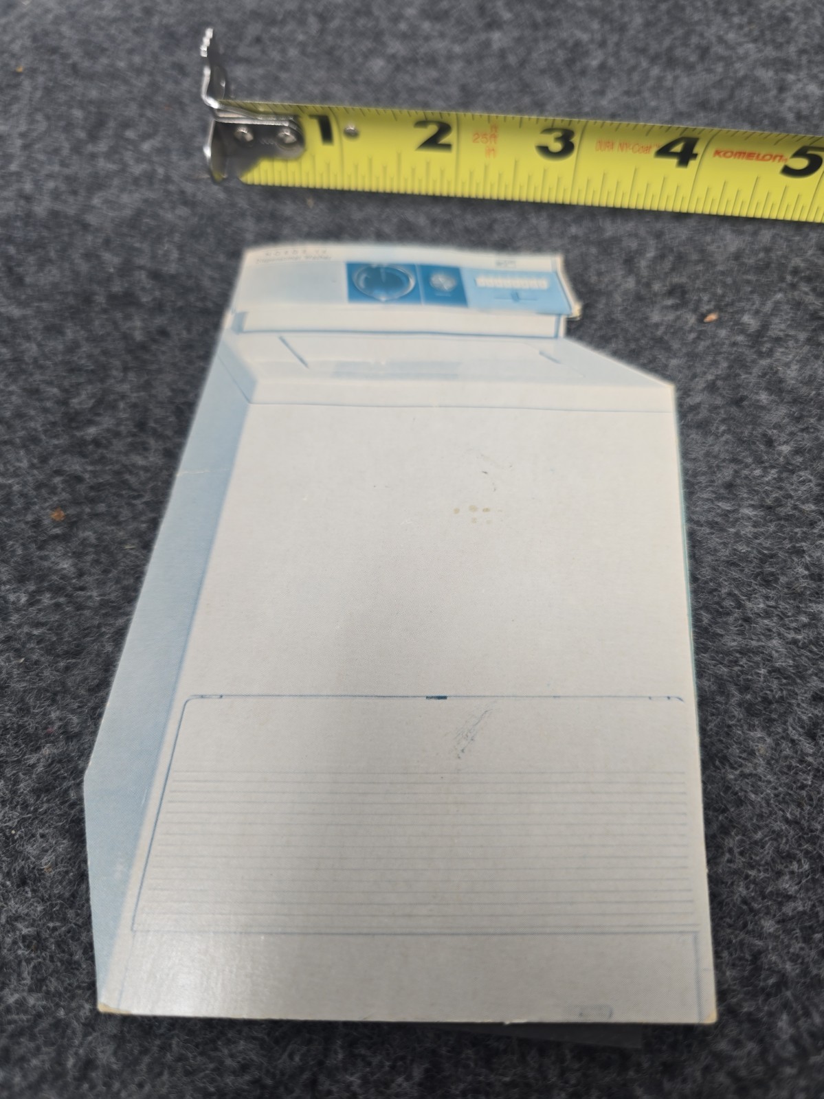 VTG Norge Sewing Needle Book Case & Die Cut for 14lb Washing Machine VTG Norge Sewing Needle Book Case & Die Cut for 14lb Washing Machine