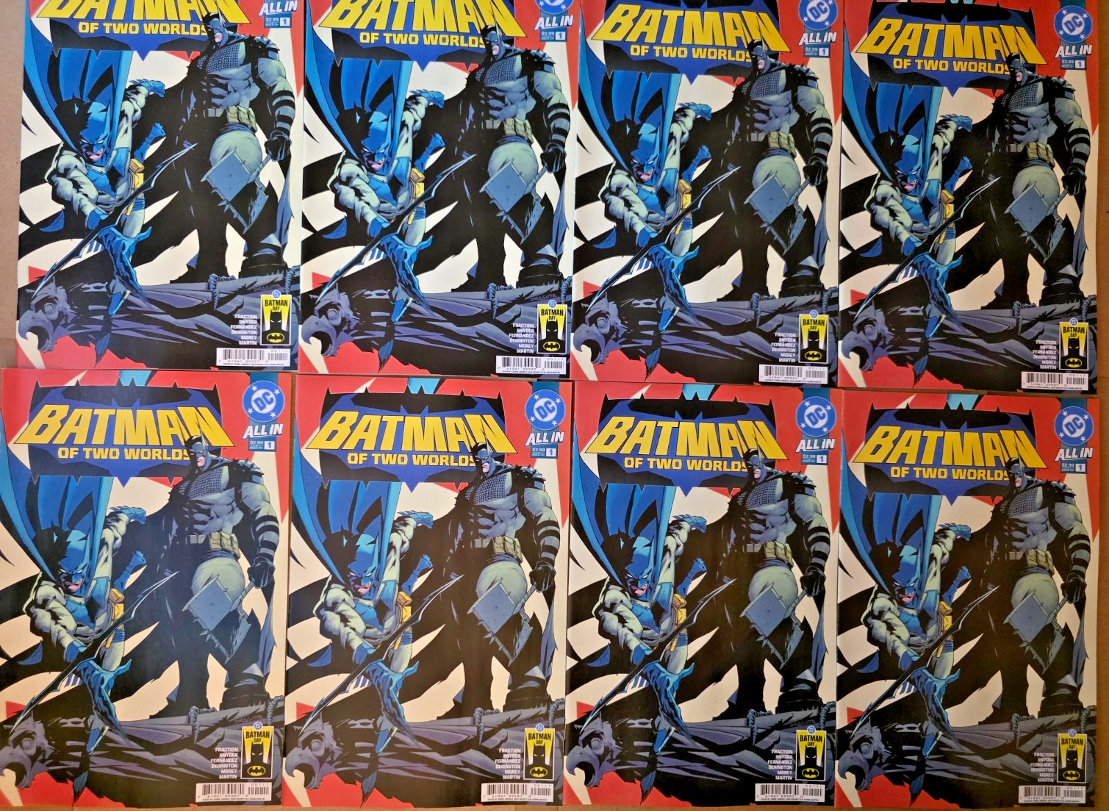 BATMAN OF TWO WORLDS #1 BATMAN DAY 2026 DC COMICS NM NICK DRAGOTTA - 8 COPIES BATMAN OF TWO WORLDS #1 BATMAN DAY 2026 DC COMICS NM NICK DRAGOTTA - 8 COPIES