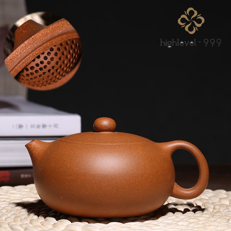 250ml Chinese Yixing Zisha Tea Pot Duan Clay Full Handmade Marked Xishi Tea Pot