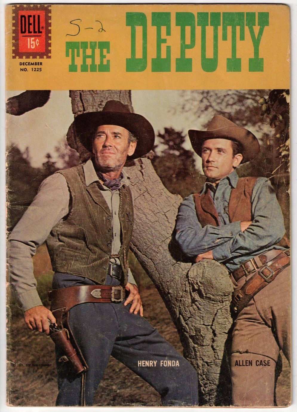 THE DEPUTY # 3 / FOUR COLOR # 1225 (DELL) HENRY FONDA & ALLEN CASE PHOTO COVER