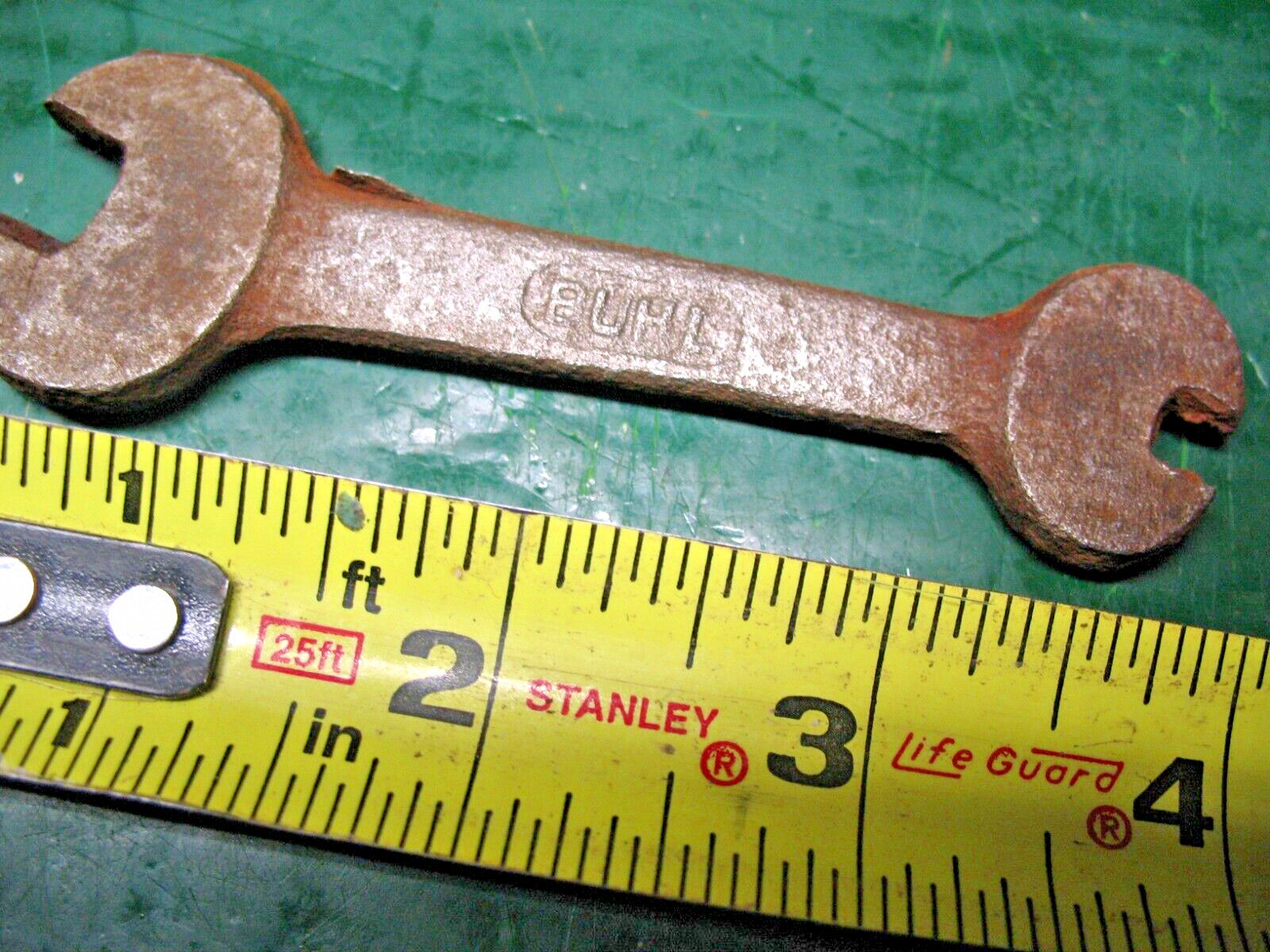 BUHL OPEN END WRENCH 3/8 & 3/16 CRUDE CASTING BUHL OPEN END WRENCH 3/8 & 3/16 CRUDE CASTING