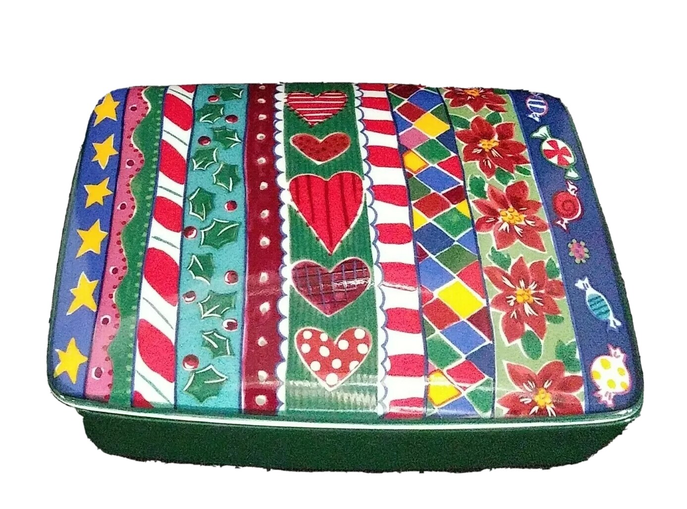 Mikasa Jenny Faw Christmas Candy Dish Trinket Box Merry Season Japan 6 3/4\