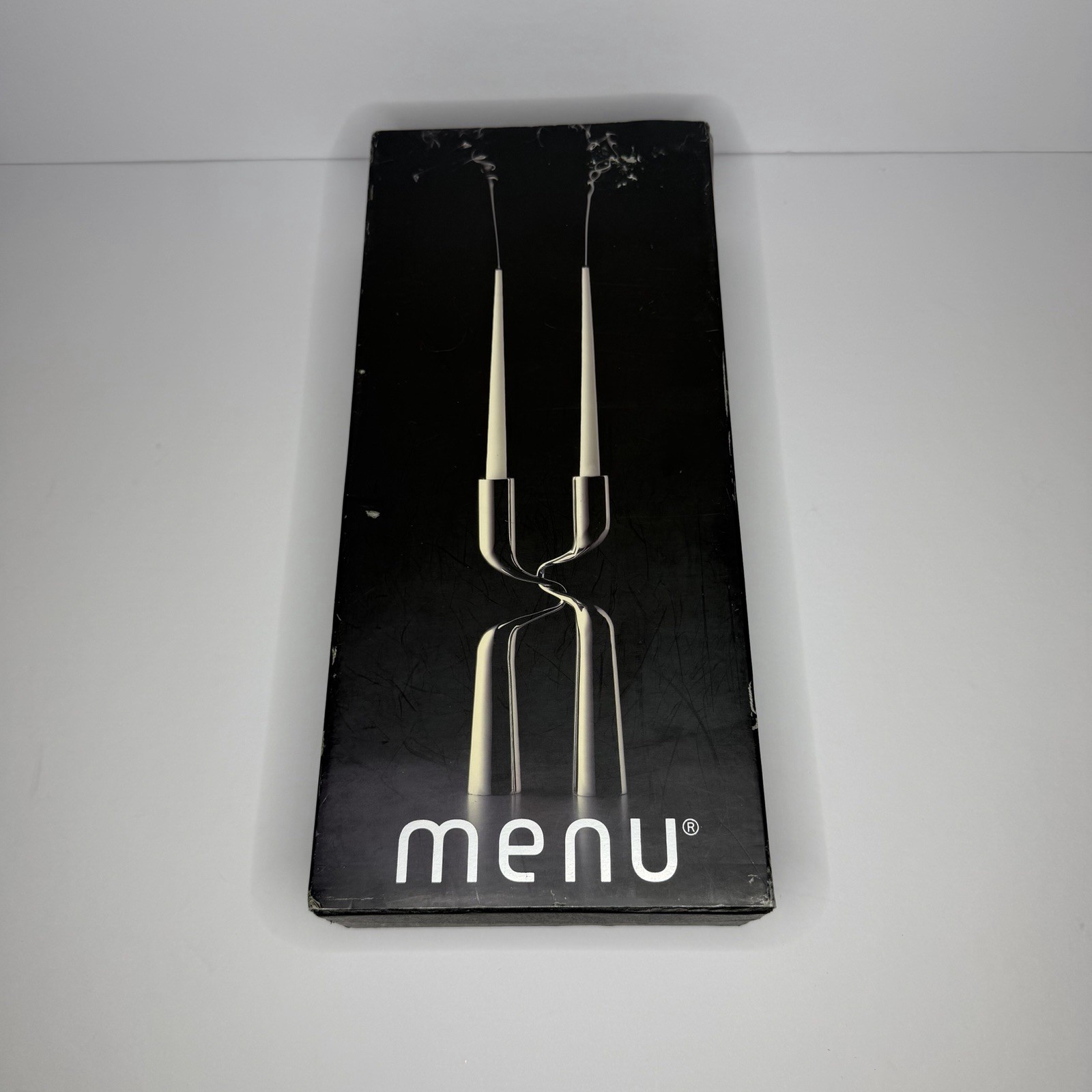 Mikaela Dörfel MENU Tango Double Candle Holder Silver Scandinavia Design