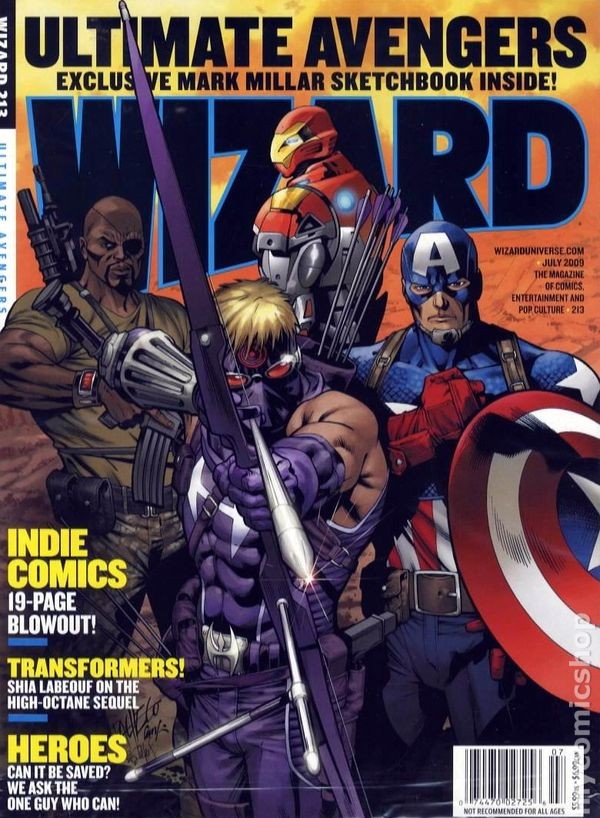Wizard the Comics Magazine #213A NM 2009 Stock Image