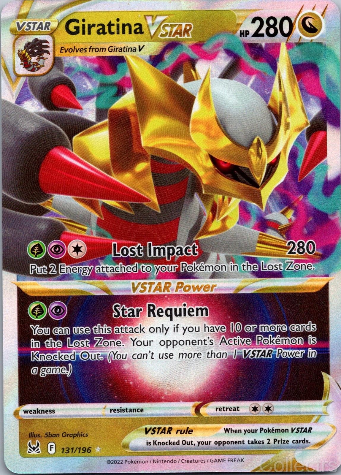 GIRATINA VSTAR 131/196 UR LOST ORIGIN NM/M