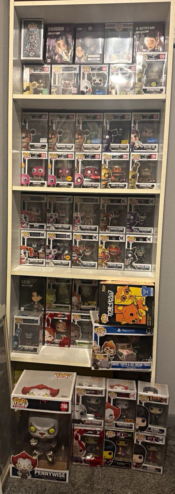 Funko & YouTooz FNAF Vinyl Mixed Lot Boxed Exclusives GITD Springtrap