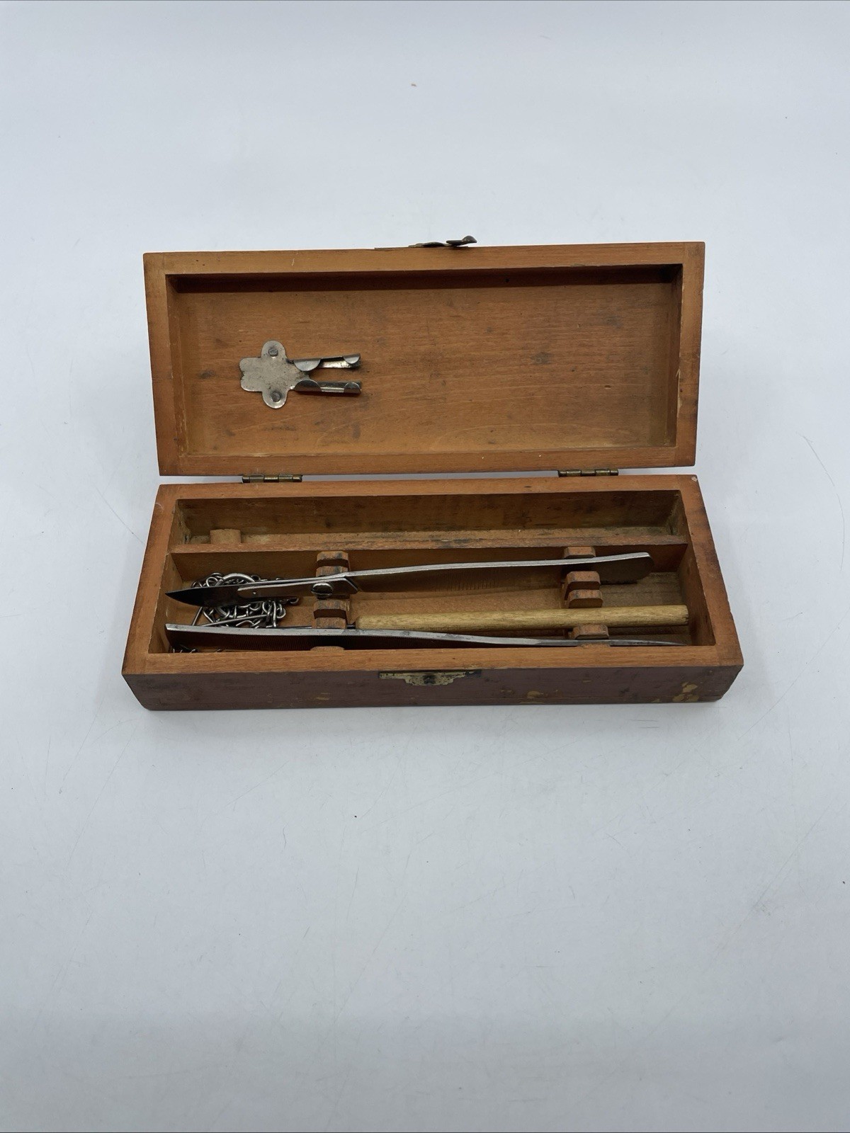 Vintage Student Dissection Kit in Original Wooden Box