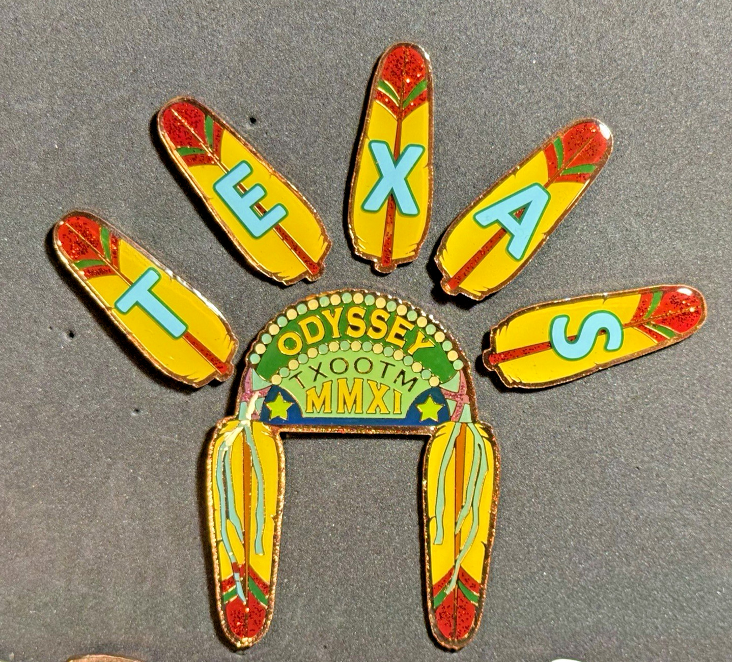 Odyssey of the Mind Vintage 2011 Texas Headdress Set OM OOTM