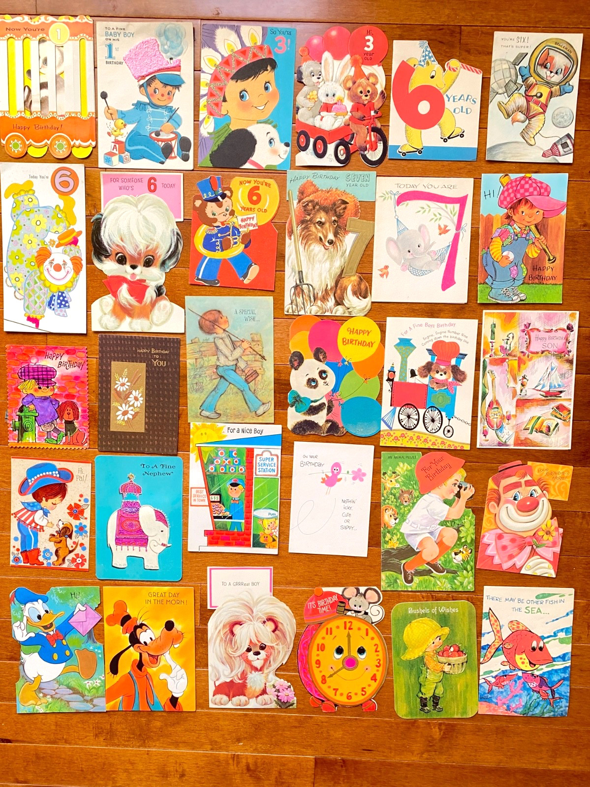 VTG Lot 71 Vintage Greeting Cards 1940s 50s 60s Child Birthday Holiday Wedding