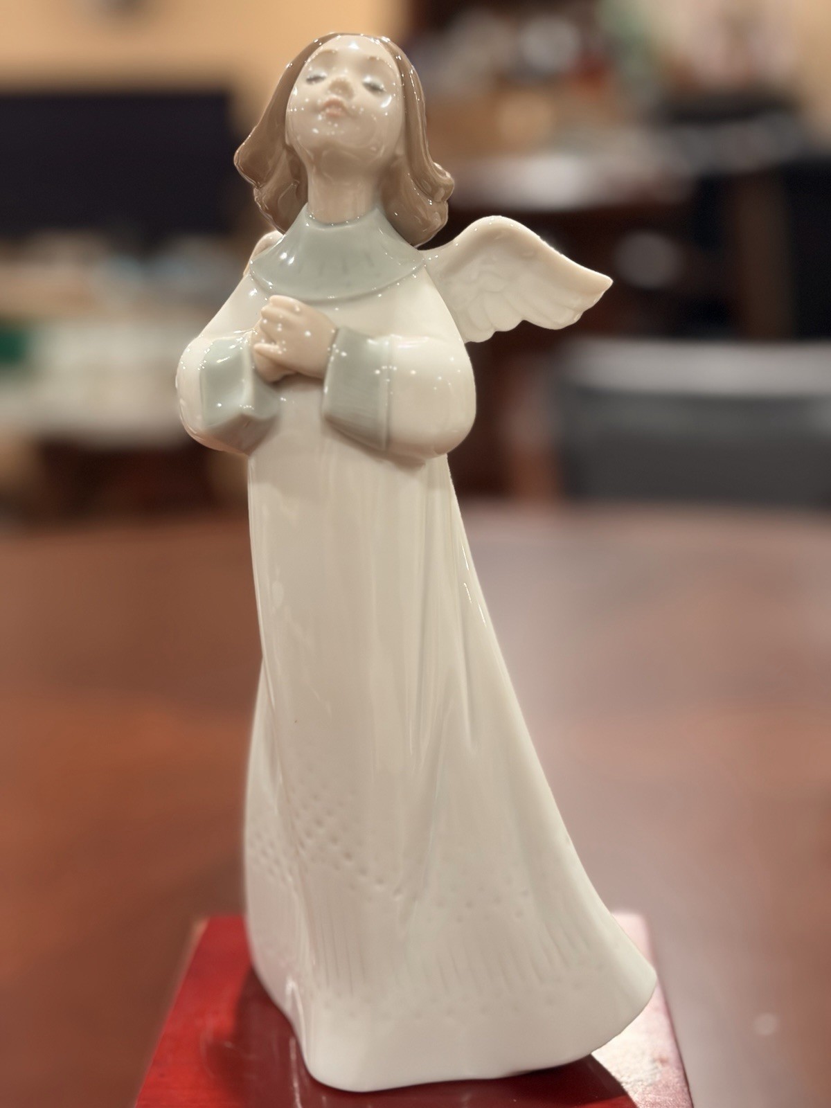 Vintage Lladro An Angels Wish 6788 Porcelain Figurine Plegaria Praying Angel 9\ Vintage Lladro An Angels Wish 6788 Porcelain Figurine Plegaria Praying Angel 9\