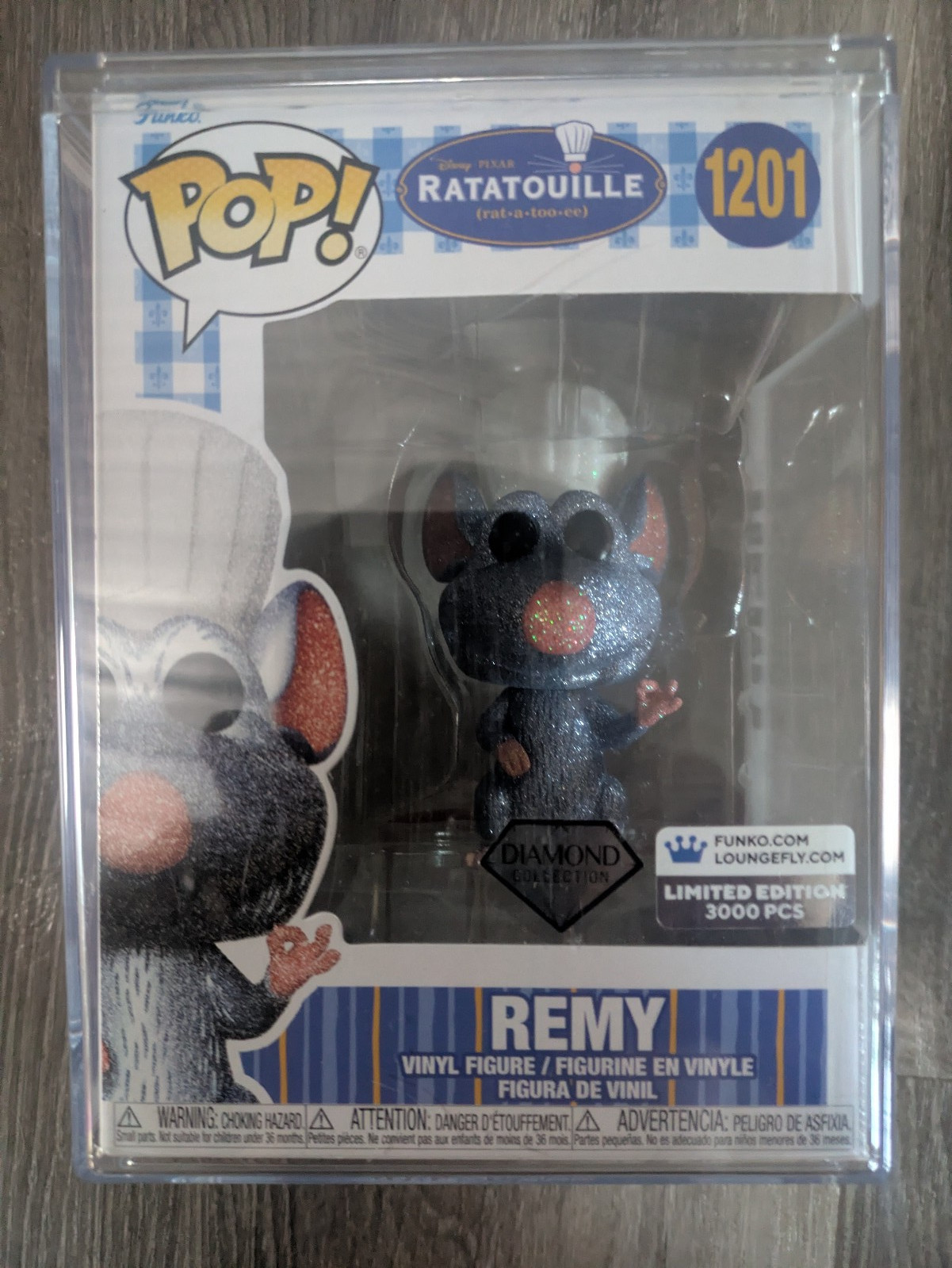 Funko Pop - Ratatouille Remy #1201 Diamond Loungefly Exclusive - LE 3000 Pieces