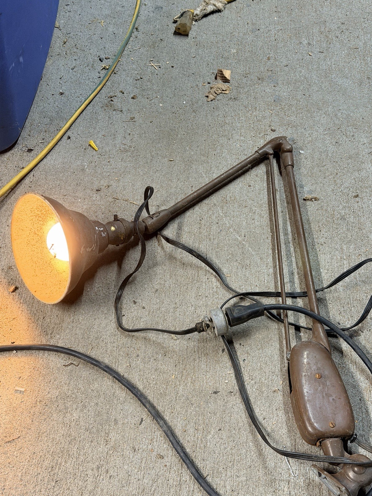 Dazor Vintage 3124 Machinist Lamp Working Order Vg Or Better Condition Original