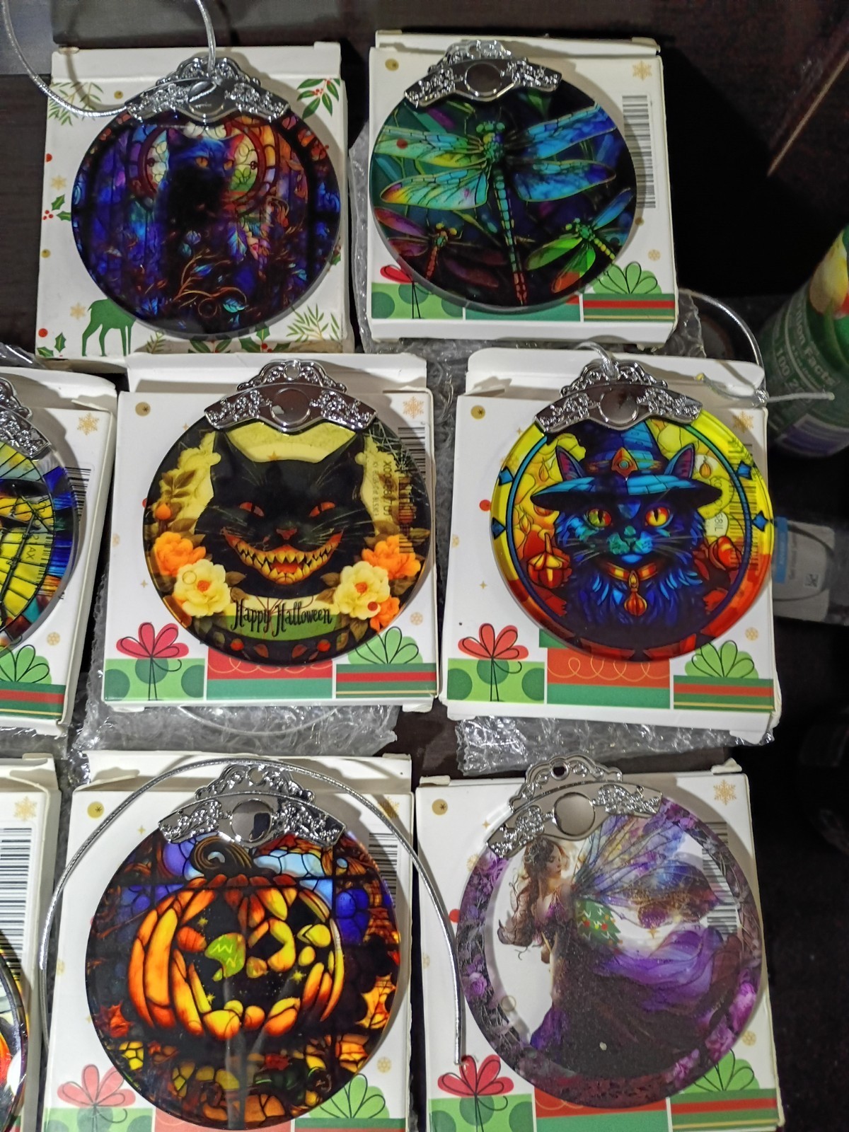 stained glass ornaments Lot Of 58 stained glass ornaments Lot Of 58