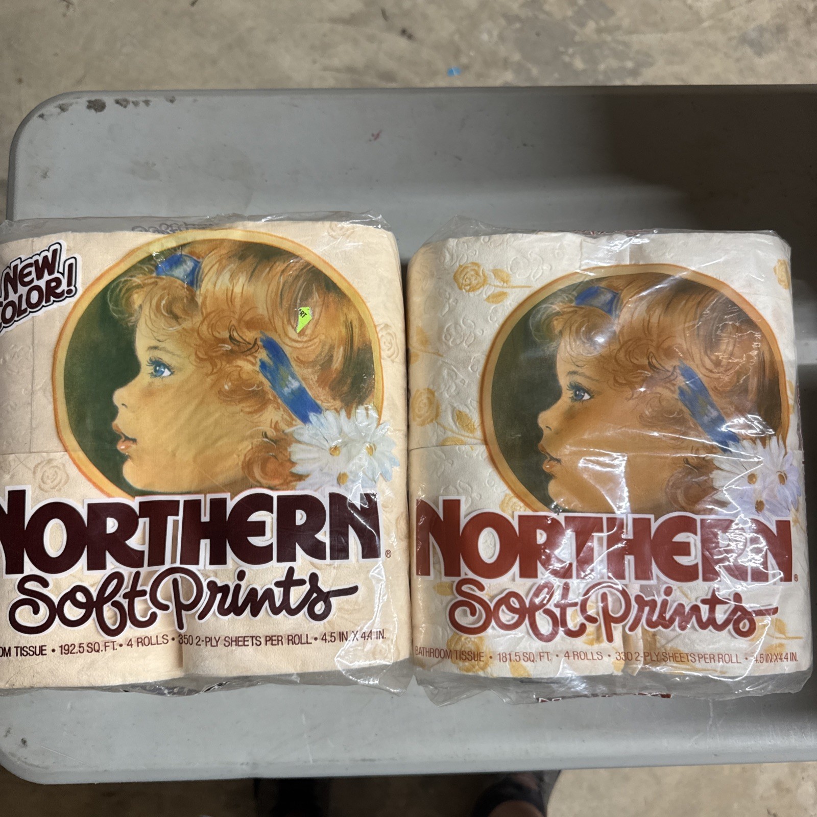 Northern Soft Print Toilet Paper Rolls Vintage New In Package Never Opened