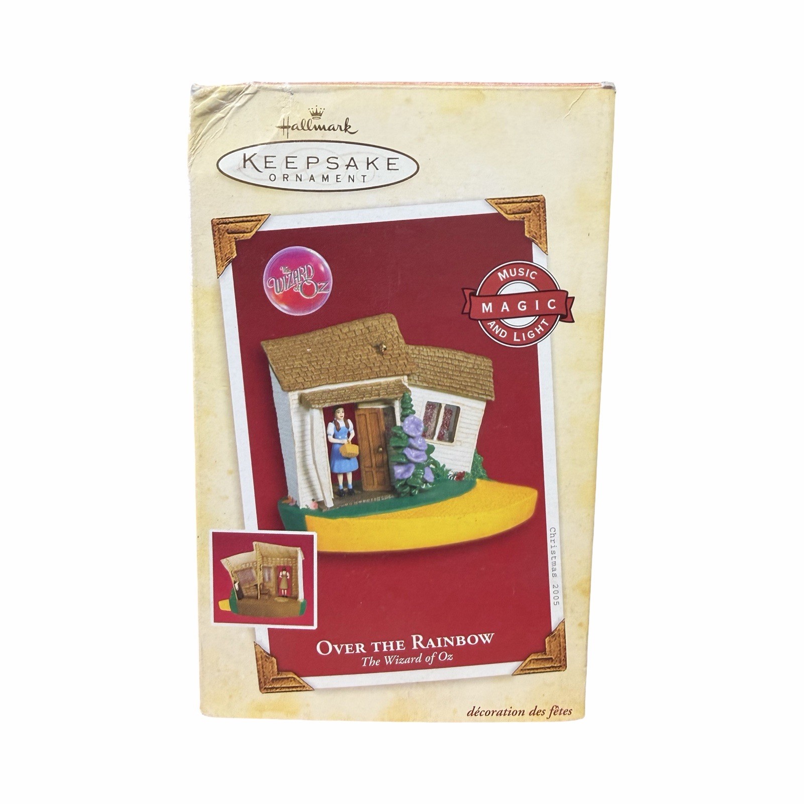 2005 Hallmark Over The Rainbow Ornament - The Wizard of Oz - Dorothy