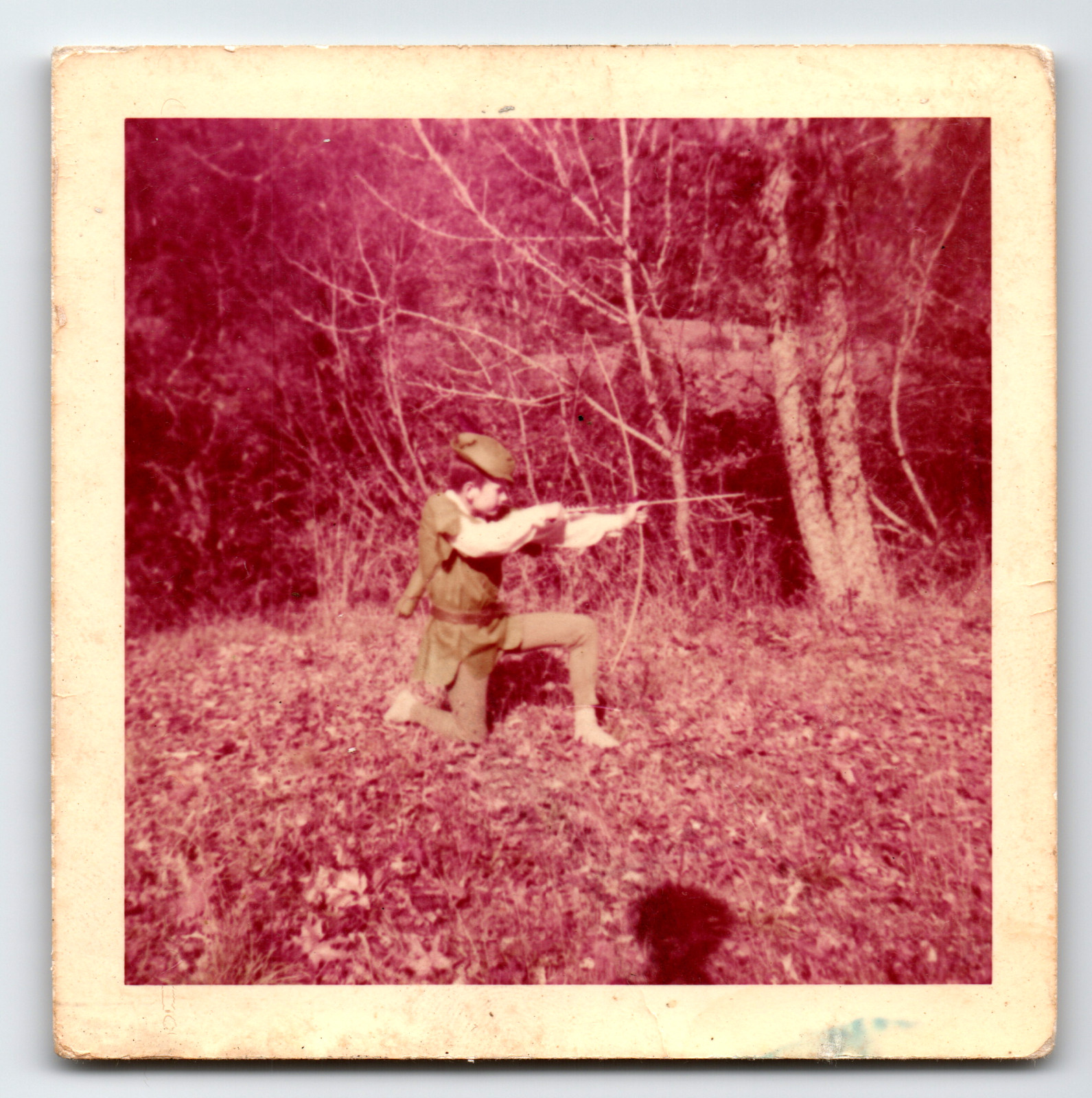 Photo Boy Mike as Robin Hood Costume Grants Pass Oregon Vintage 1954