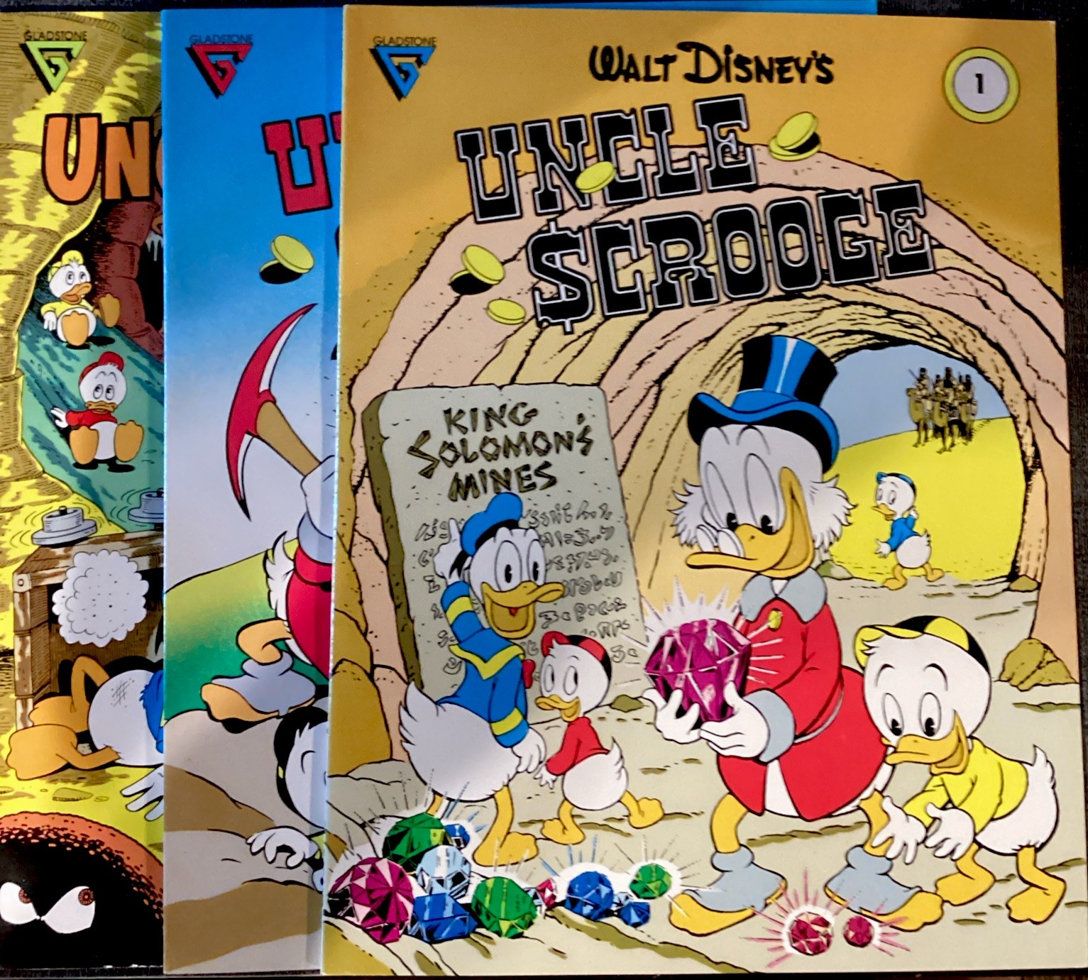 Walt Disney's Uncle Scrooge #1, 4, 6 (Gladstone Comics 1987) Lot Of 3 Walt Disney's Uncle Scrooge #1, 4, 6 (Gladstone Comics 1987) Lot Of 3