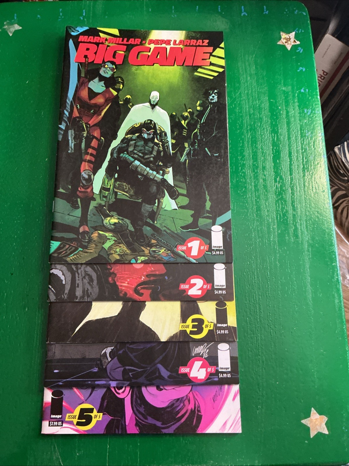Big Game #1-5 (2023 Full Run) Mark Millar Pepe Larraz Kick-Ass Nemesis NM