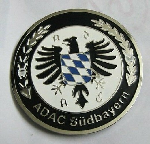 ADAC SUDBAYERN GRILL BADGE EMBLEM CAR ACCESS CAR DECOR EMBLEM LOGOS