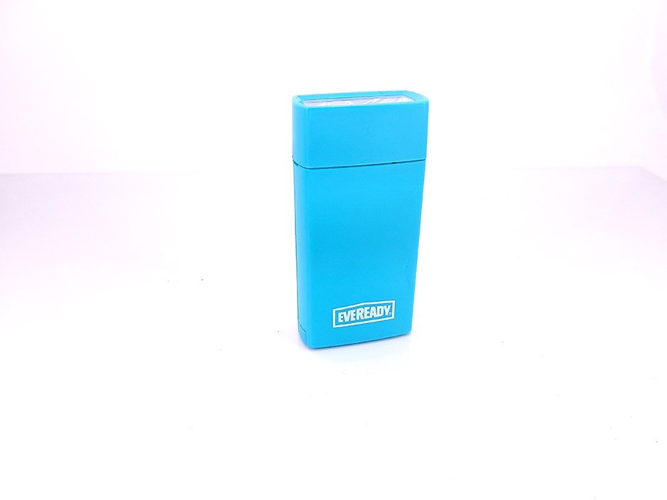 Vintage Eveready Compact Light Mini Flashlight 1980s Flat Rectangle Rare 1215