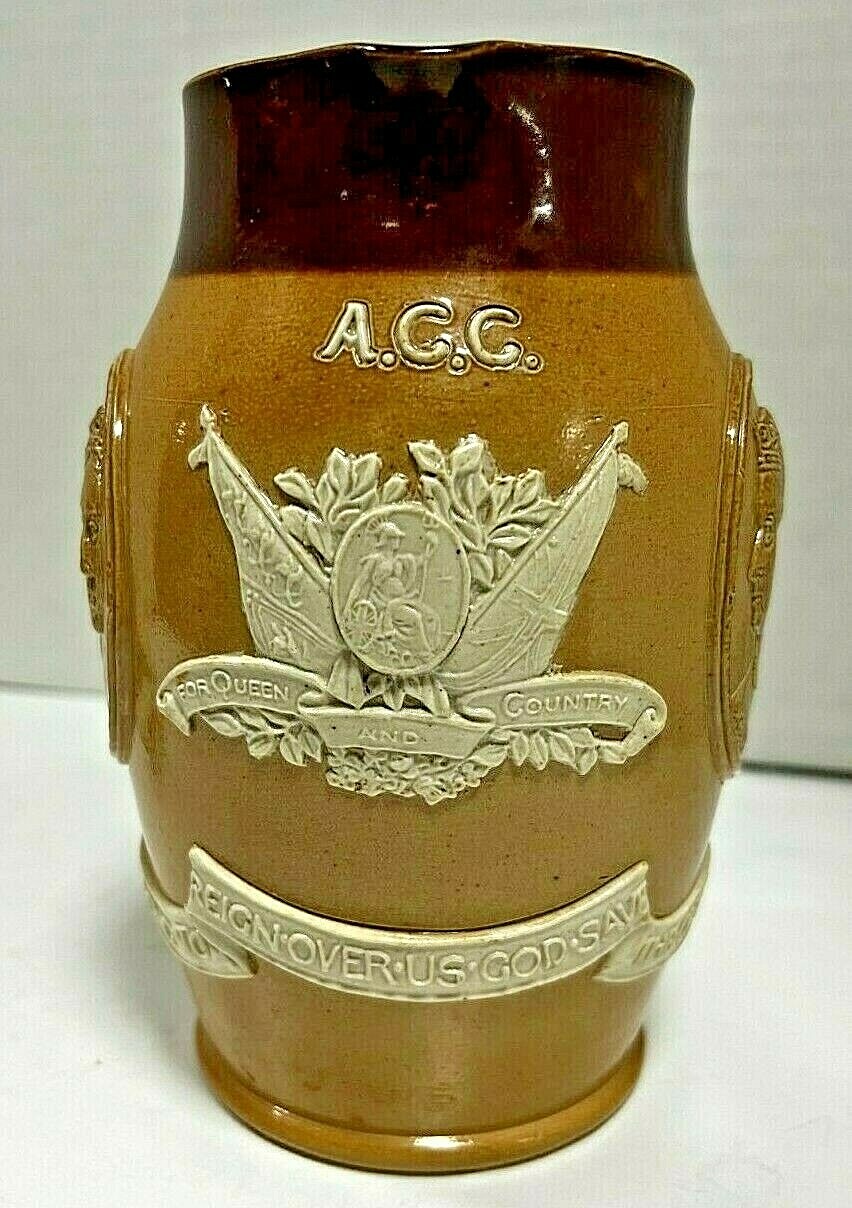 DOULTON LAMBETH QUEEN VICTORIA DIAMOND JUBILEE 1897 PITCHER 
