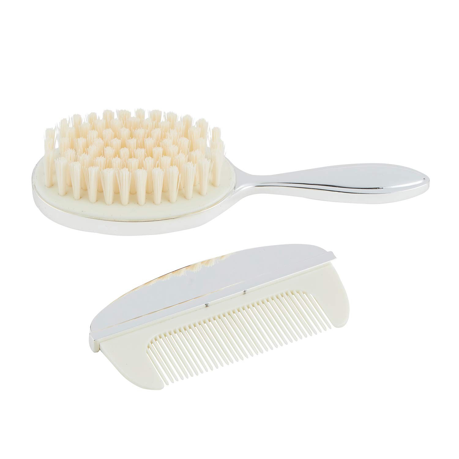 Stephan Baby Silver-Plated Keepsake Brush + Comb Set Stephan Baby Silver-Plated Keepsake Brush + Comb Set