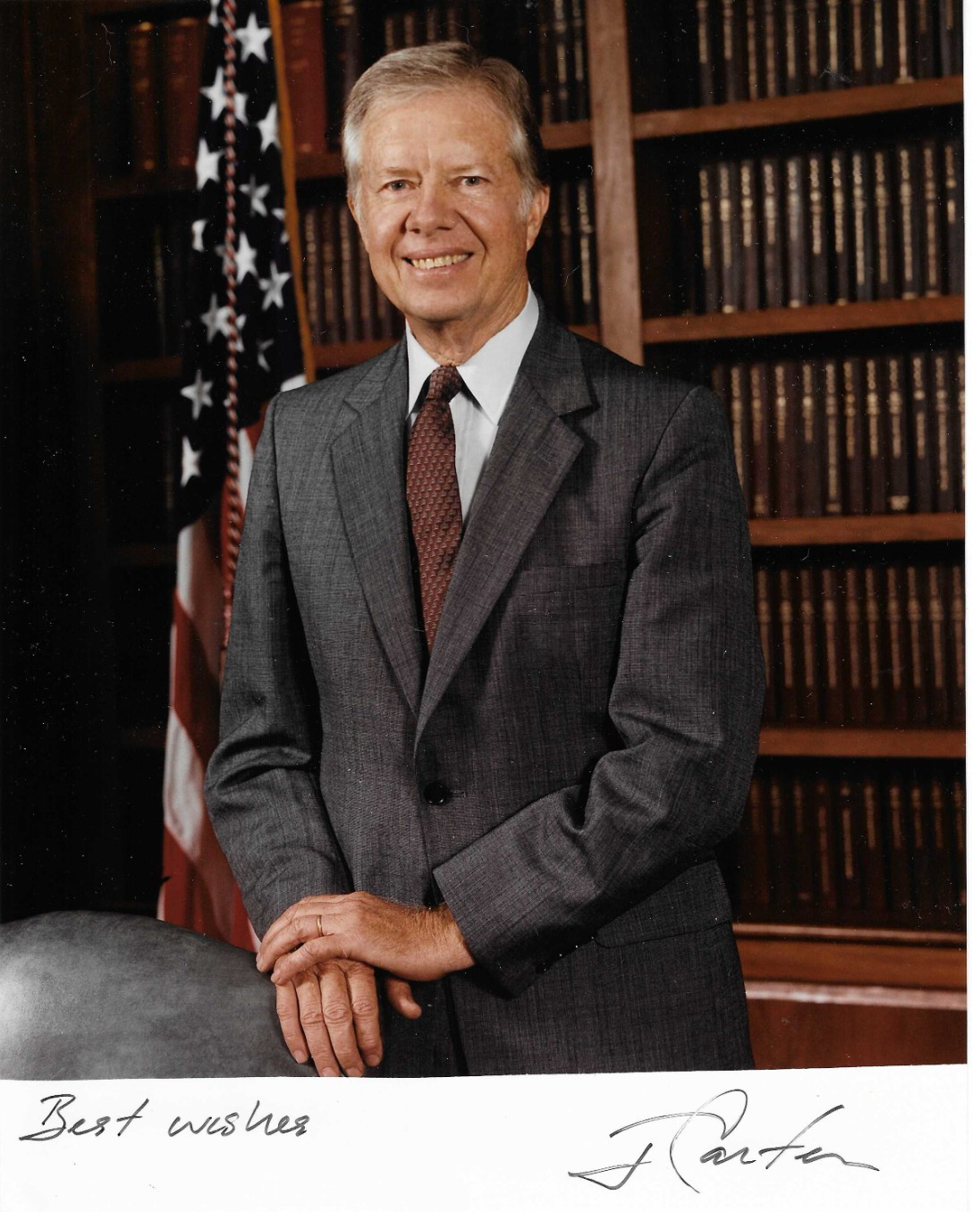 President Jimmy Carter REAL hand SIGNED 8x10 Photo COA Autographed United States