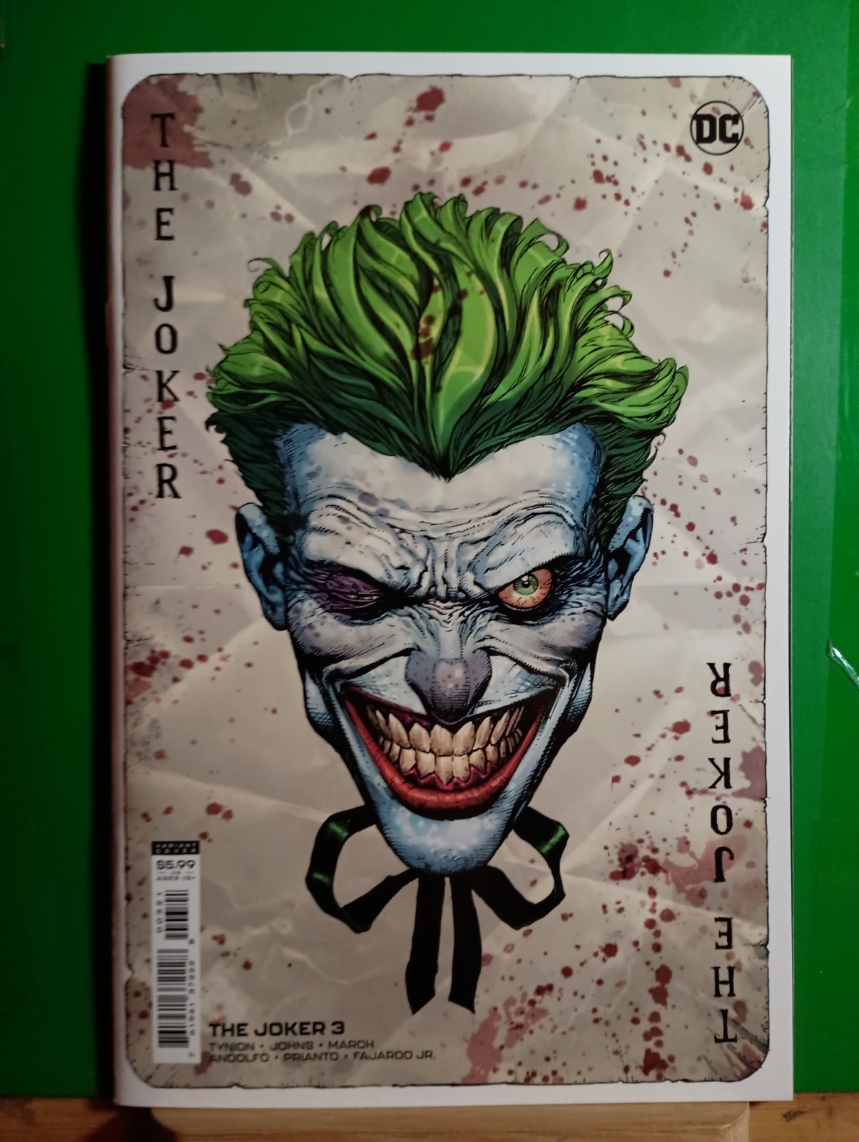 2021 DC Comics The Joker Issue 3 David Finch Cover B Variant  