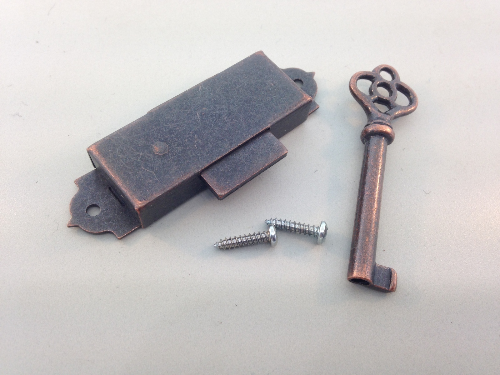 Curio Cabinet Door Lock Set Narrow 