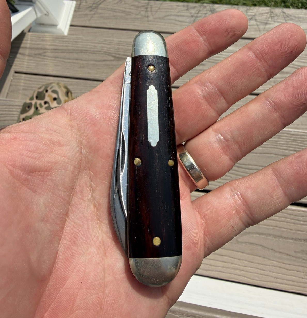 Great Eastern Cutlery Tidioute 782217 2-Blade Carbon Steel Pocketknife Wood