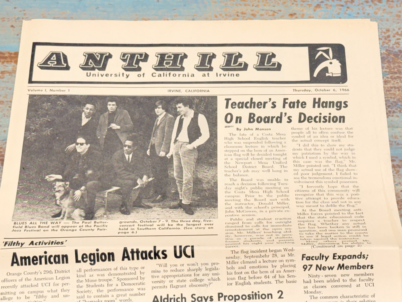 1966 UC Irvine Anthill Vol 1 No 1 - Extremely Rare First Issue