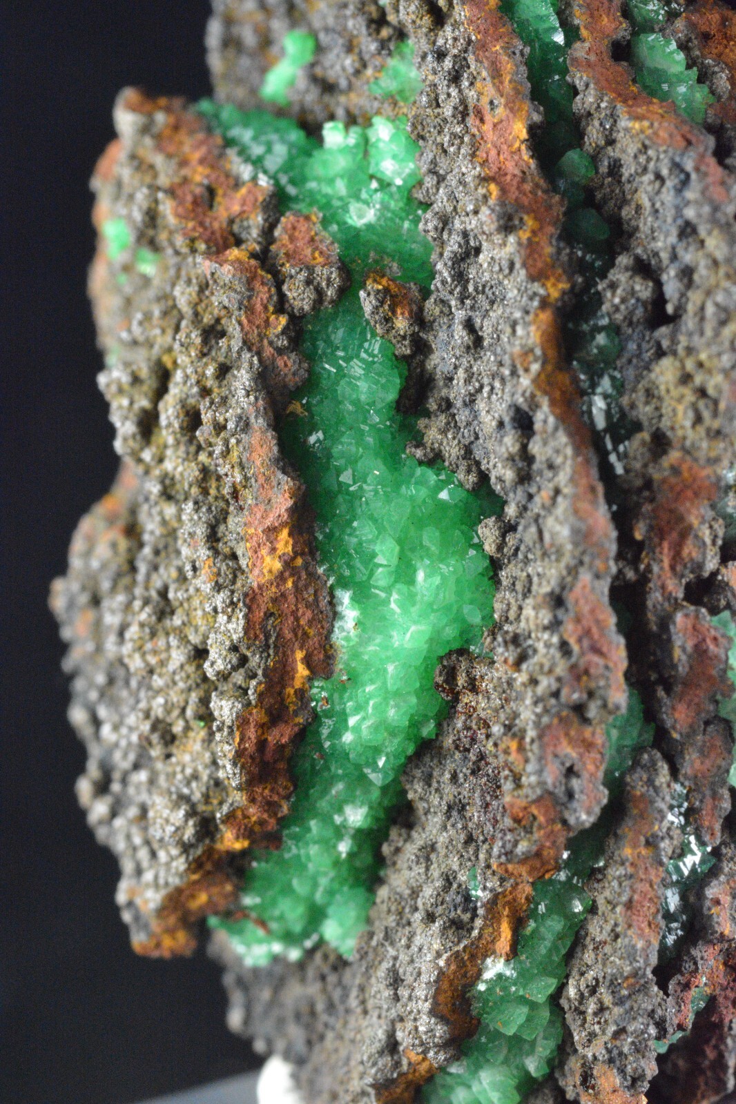 Cuprian Adamite, Gold Hill, Utah, Top Quality Color 50x34x31mm Cuprian Adamite, Gold Hill, Utah, Top Quality Color 50x34x31mm