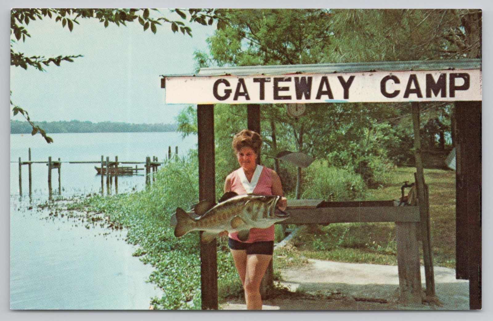 Postcard Gateway Fishing Camp Welaka Florida