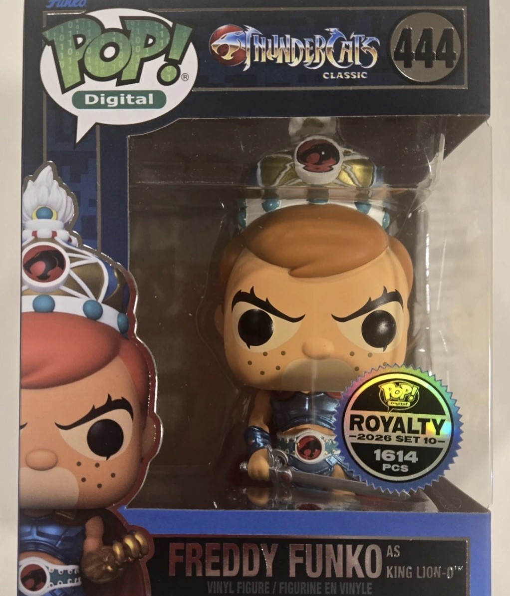 Funko Digital Pop - THUNDERCATS - Freddy Funko as King Lion-O - ROYALTY 1614 pc
