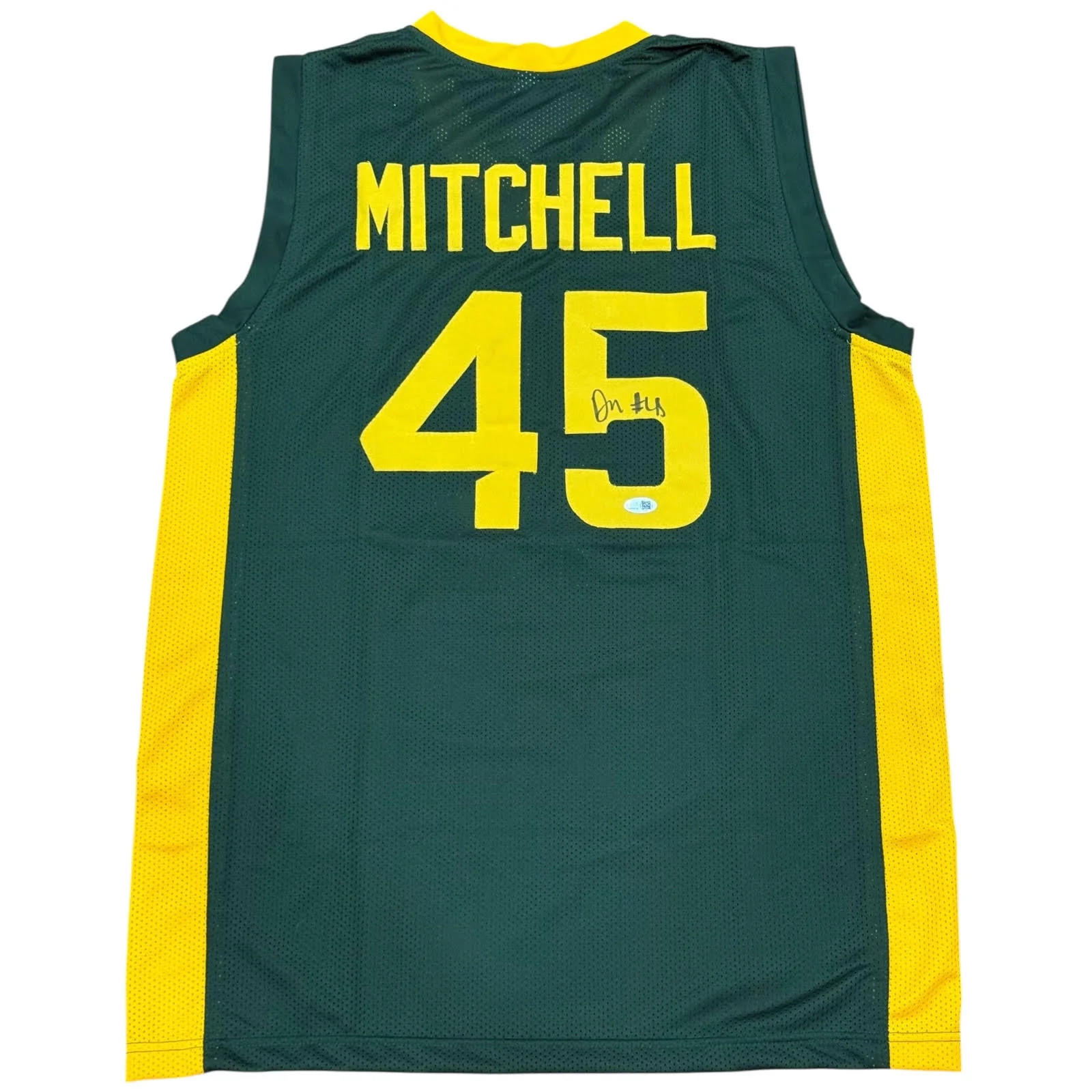 Davion Mitchell Autographed Baylor (Green #45) Custom Jersey - JSA Davion Mitchell Autographed Baylor (Green #45) Custom Jersey - JSA