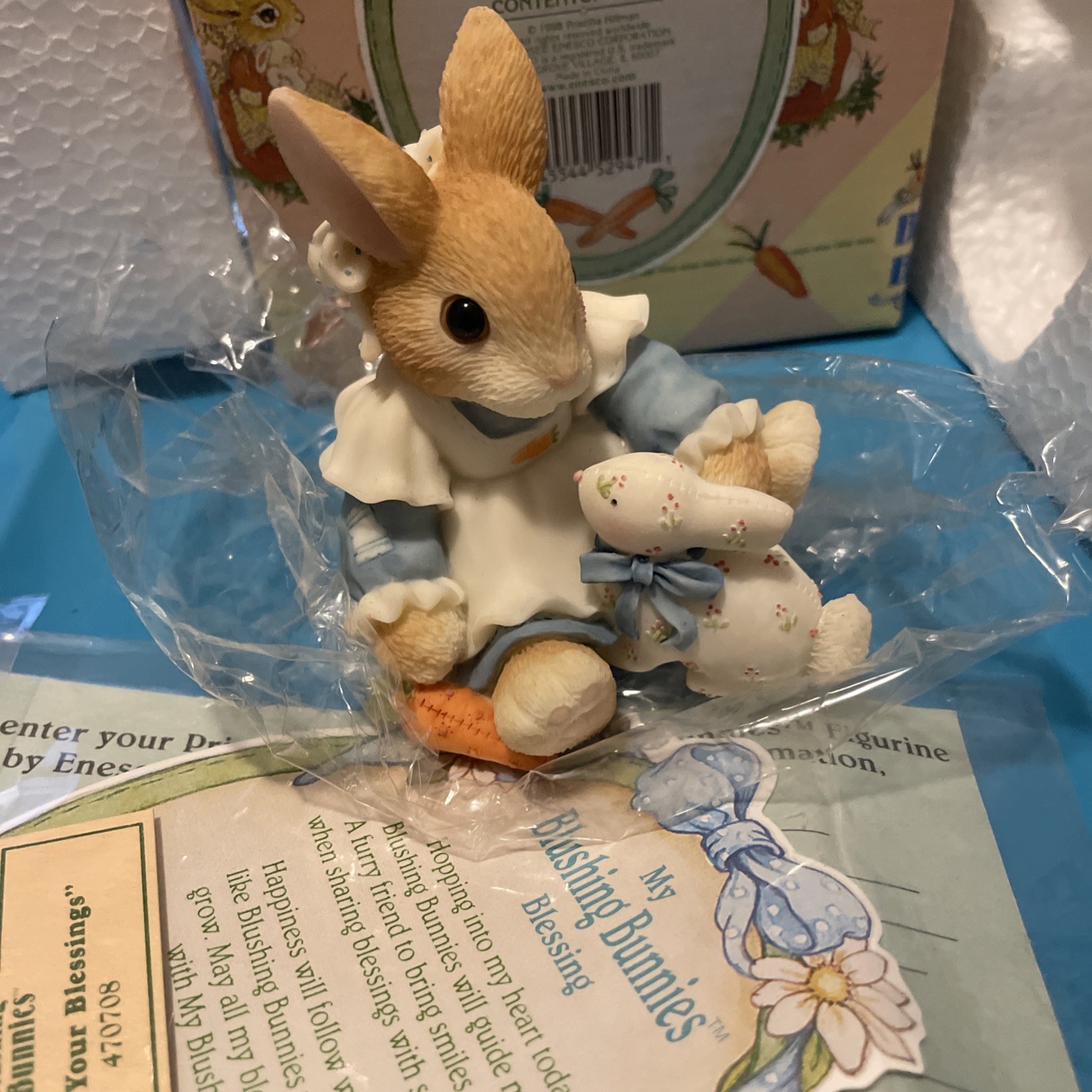 ENESCO MY BLUSHING BUNNIES SHARE YOUR BLESSINGS 470708 ENESCO MY BLUSHING BUNNIES SHARE YOUR BLESSINGS 470708
