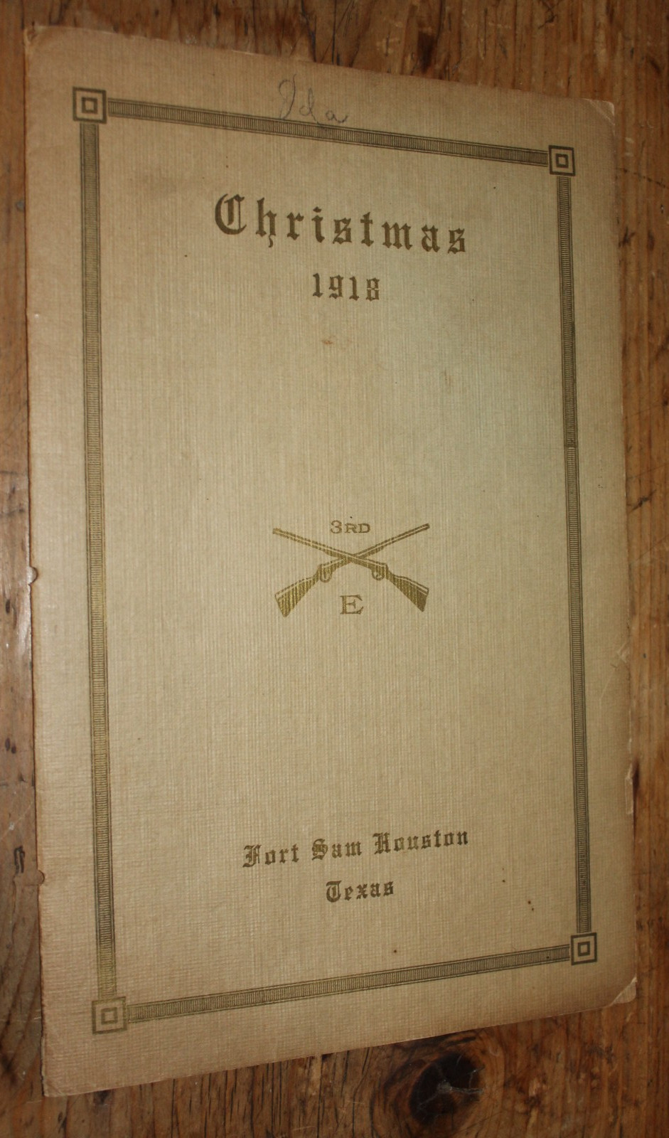 1918 Fort Sam Houston Texas Christmas Menu Co E 3rd US Infantry Panoramic L@@K 1918 Fort Sam Houston Texas Christmas Menu Co E 3rd US Infantry Panoramic L@@K