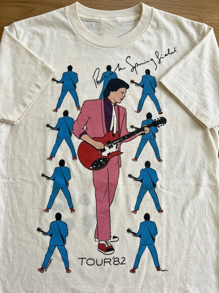Vintage 82' Rick Springfield Tour Concert T-shirt S to 5XL
